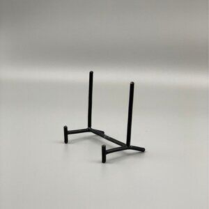 Metal Black H Stand, Geode Stand, Mineral Display, Agate Stand